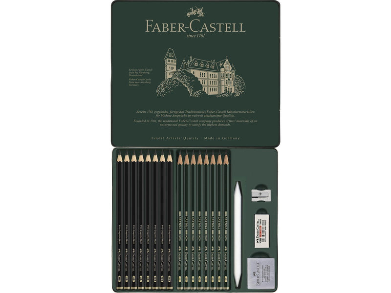 Faber Castell Faber-Castell Pitt Graphite Matt & Castell 9000 Set