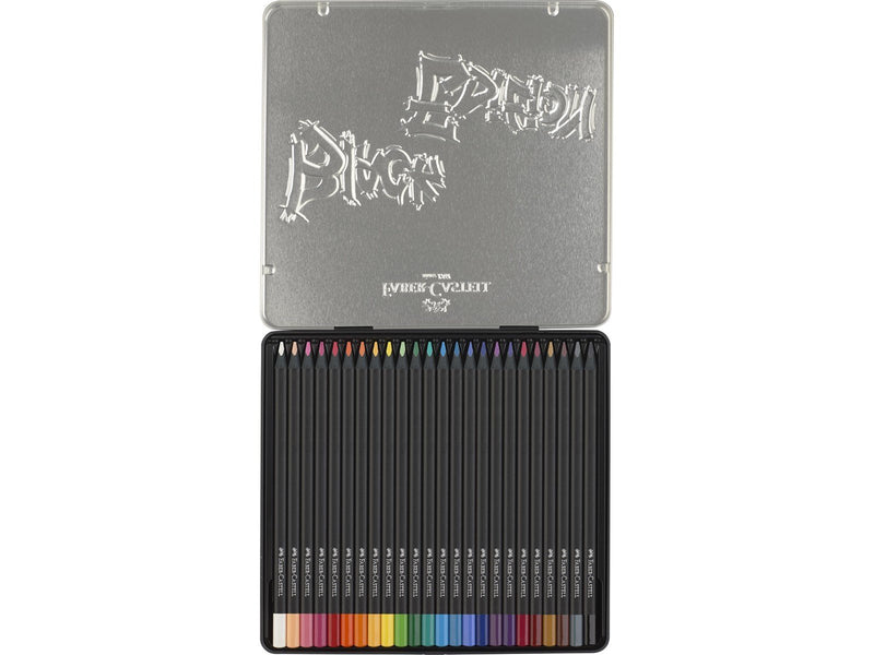 Faber Castell Colour Pencils Black Edition tin (24 pcs)