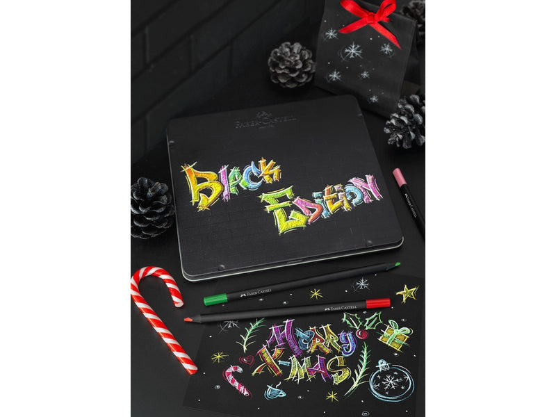 Faber Castell Colour Pencils Black Edition tin (24 pcs)