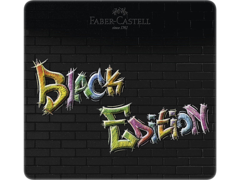 Faber Castell Colour Pencils Black Edition tin (24 pcs)