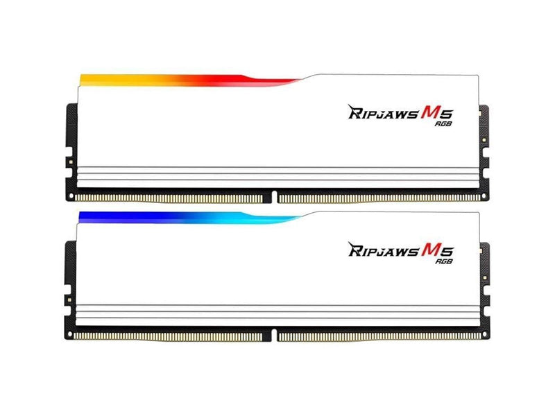 G.Skill Ripjaws M5 RGB DDR5-5200 - 48GB - CL40 - Dual Channel (2 pcs) - Intel XMP - Weiß mit RGB