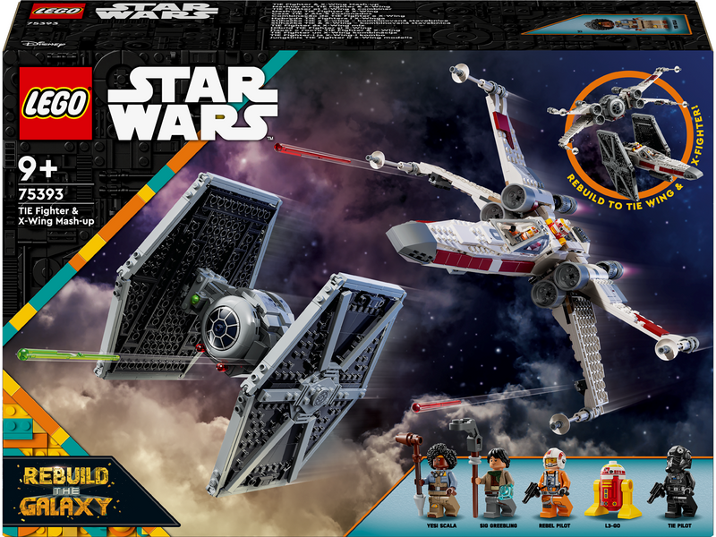 LEGO Star Wars 75393 TIE Fighter & X-Wing
