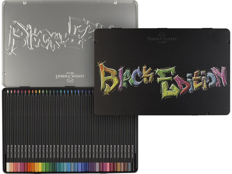 Faber Castell - Colour Pencils Black Edition tin (36 pcs)