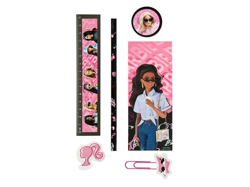 Undercover Desk set Barbie 6 pieces.