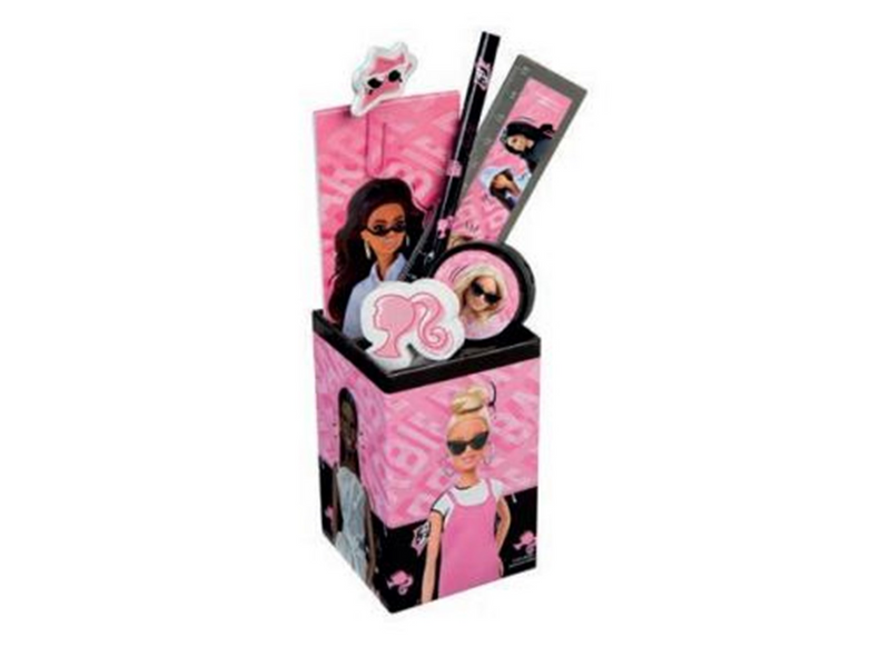 Undercover Desk set Barbie 6 pieces.