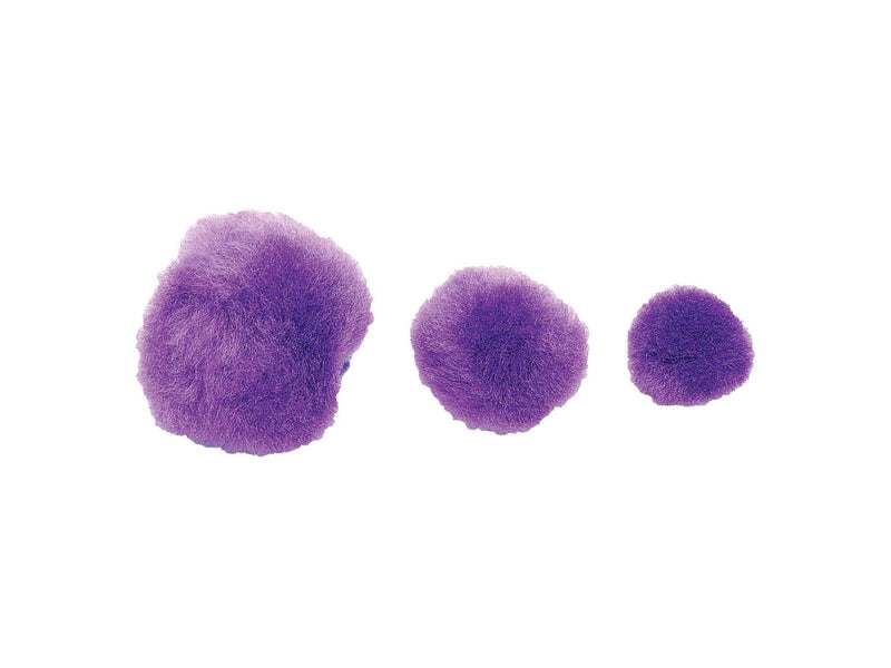 Colorations - Pom Poms Purple 100pcs.
