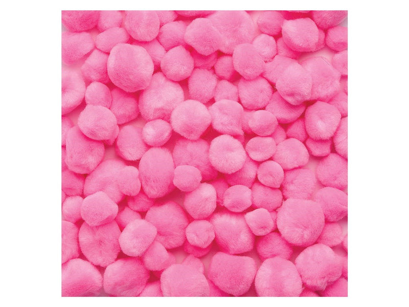 Colorations - Pom Poms Pink 100pcs.