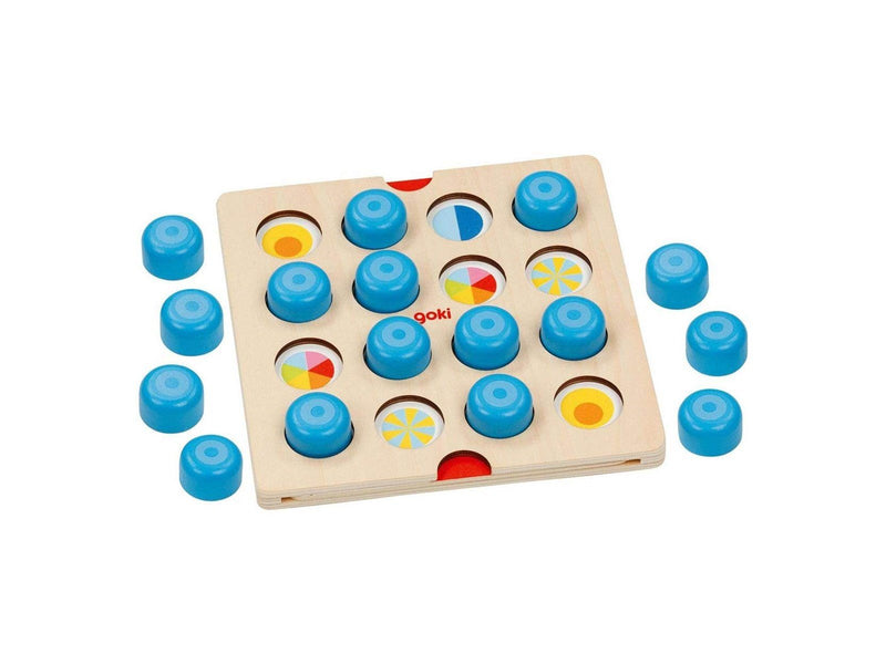 Goki Wooden Memo Game Animals and Symbols 20 pcs.