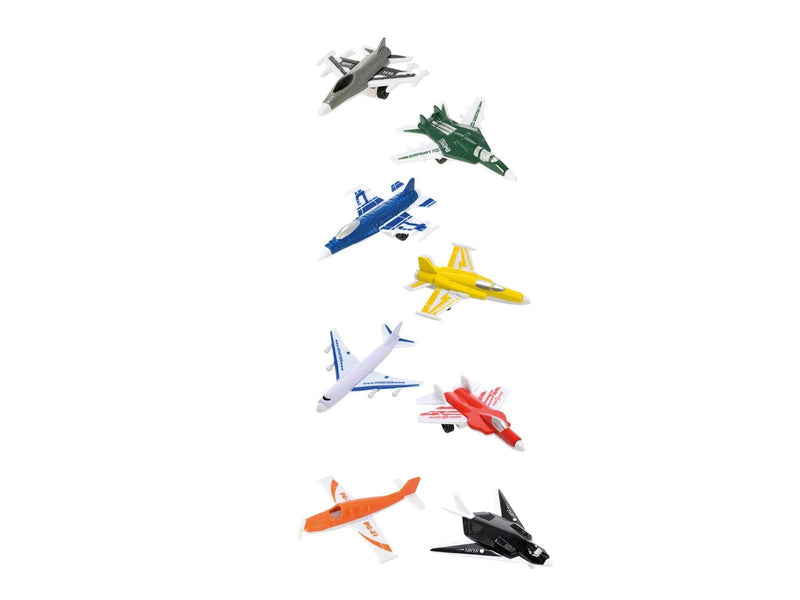 Toi-Toys Metal Airplanes Speedfighter 8 pcs.