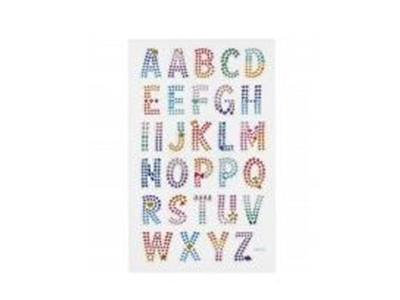 Creativ Company Diamond Stickers Alphabet 1 Sheet