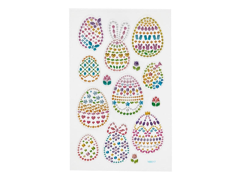Creativ Company Diamond Stickers Easter Eggs 1 Sheet
