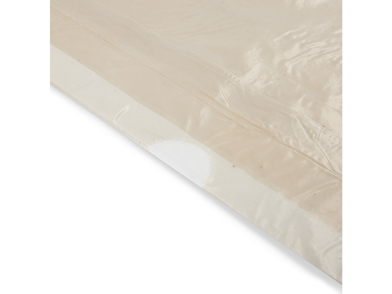 G.Funder Garbage bags with drawstring closure 100 liters 10 bags per roll clear plastic - heavy-duty quality