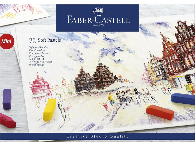 Faber Castell Soft pastels Mini cardboard box (72 pcs)