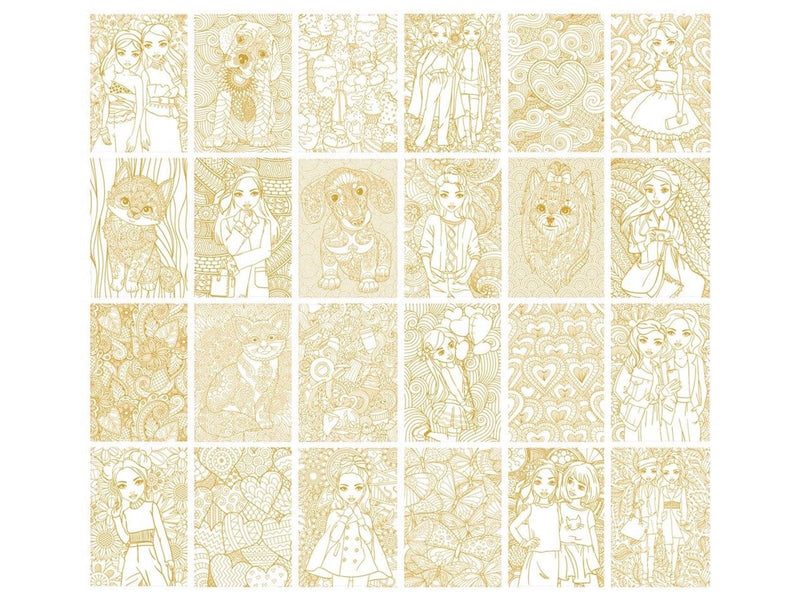 Legind Luxury foil coloring book