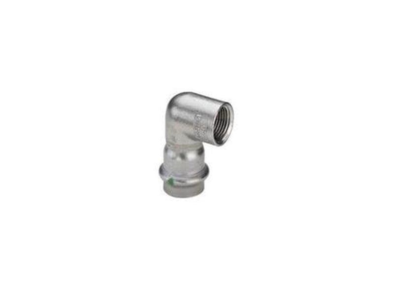 Viega Sanpress inox adapter elbow 90° 18 mm x 3/4"