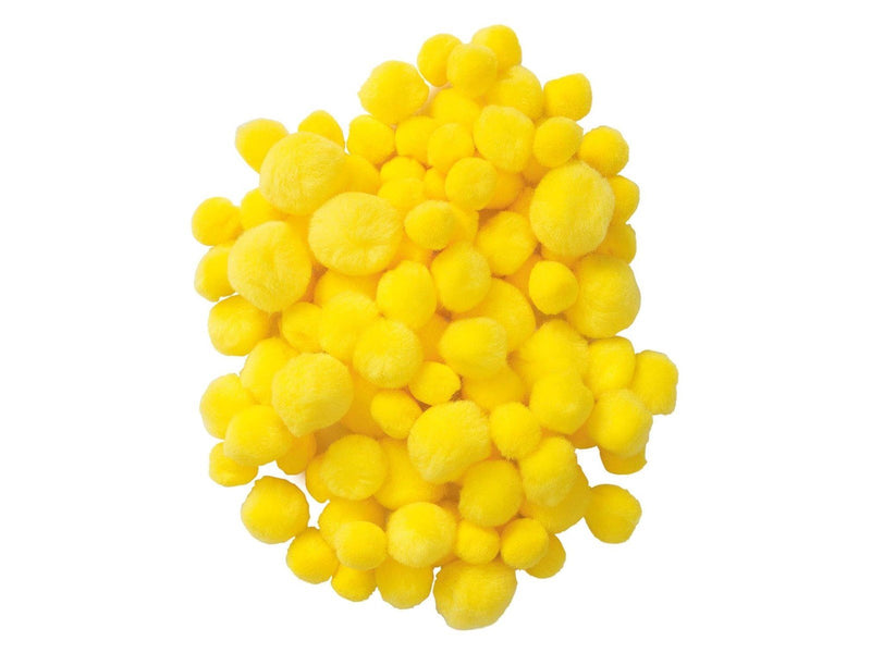 Colorations - Pom Poms Yellow 100pcs.