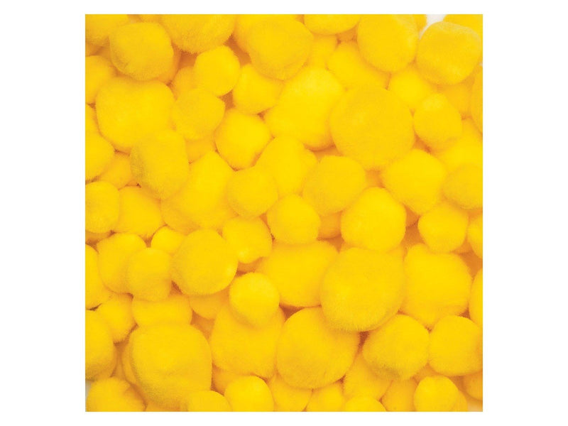 Colorations - Pom Poms Yellow 100pcs.