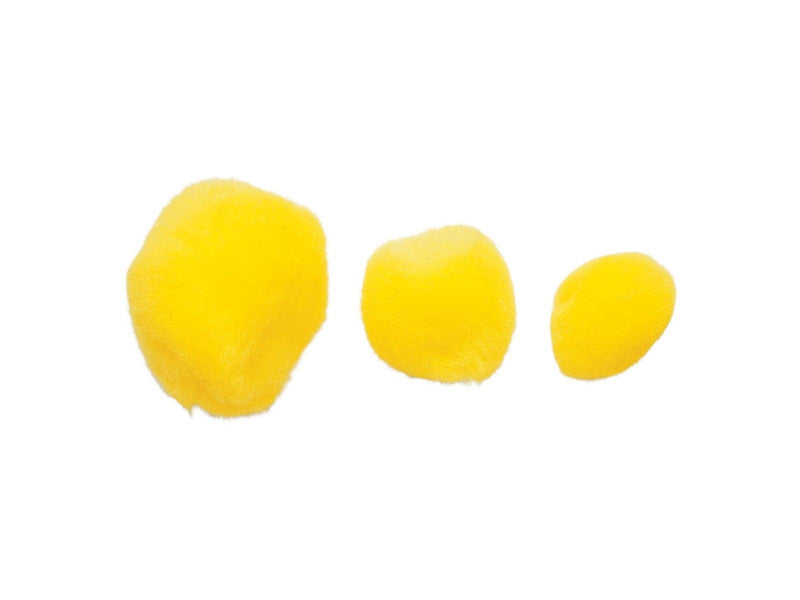 Colorations - Pom Poms Yellow 100pcs.