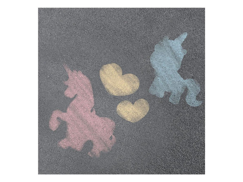 Dream Horse Sidewalk Chalk Unicorn with Templates 10 pcs.