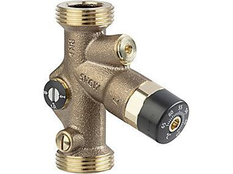 Viega Easytop control valve 1'' Nipple/nipple Silicon bronze