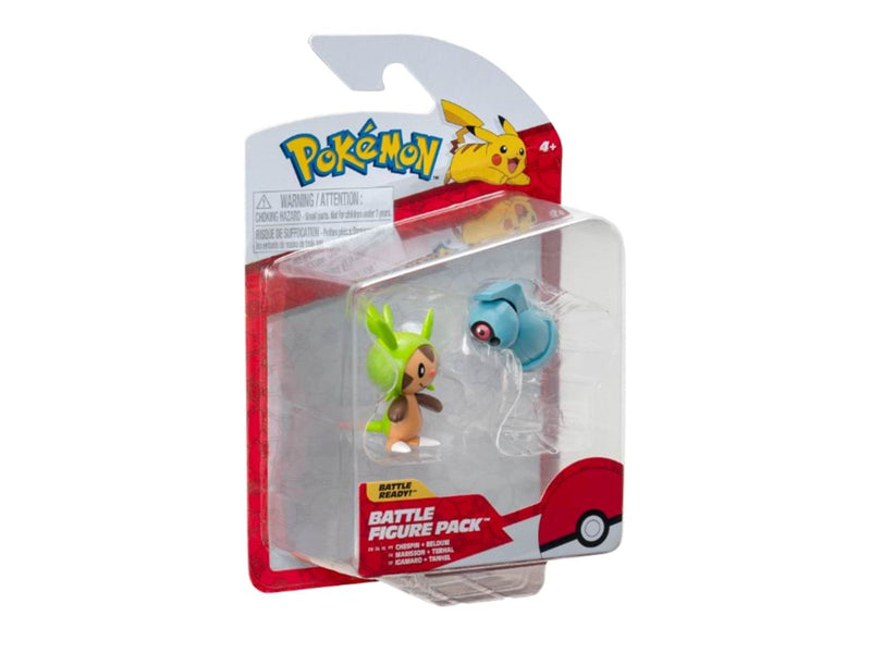 Pokemon Battle Figure Chespin and Beldum