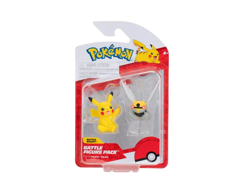 Pokemon Battle Figure Ninjask and Pikachu