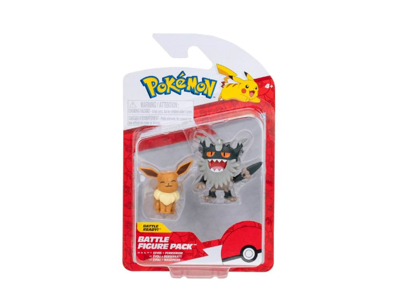 Pokemon Battle Figure Perrserker and Eevee