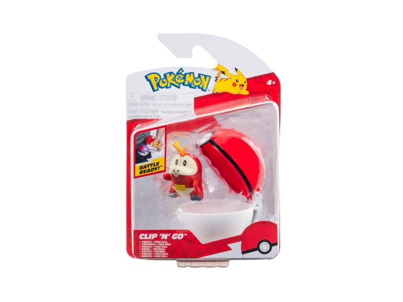 Pokemon Clip N Go Fuecoco and poke ball