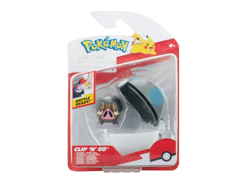 Pokemon Clip N Go Lechon with heavy ball