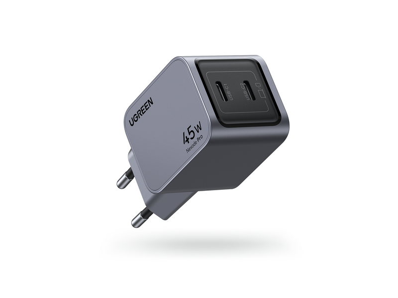 UGREEN Nexode Pro 45w Dual Usb-C Gan Fast Charger - Black