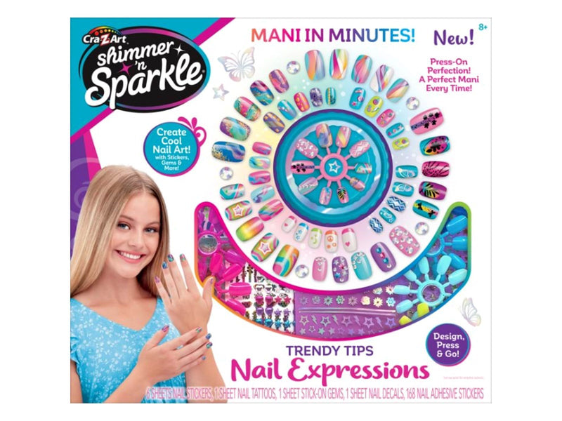 Shimmer n Sparkle  Trendy tips nail expressions