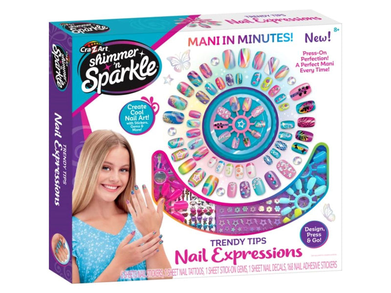Shimmer n Sparkle  Trendy tips nail expressions