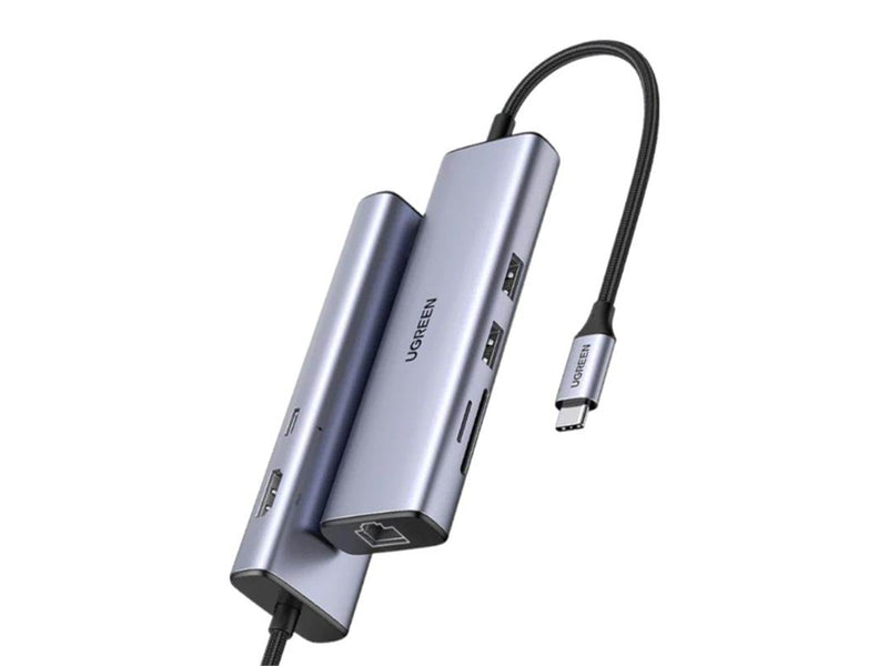 UGREEN 7-in-1 USB-C Hub - HDMI - Gray