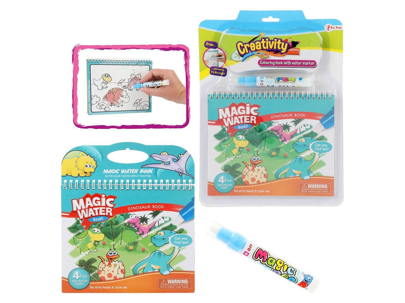Toi-Toys Creativity Coloring with Water Dino with Marker