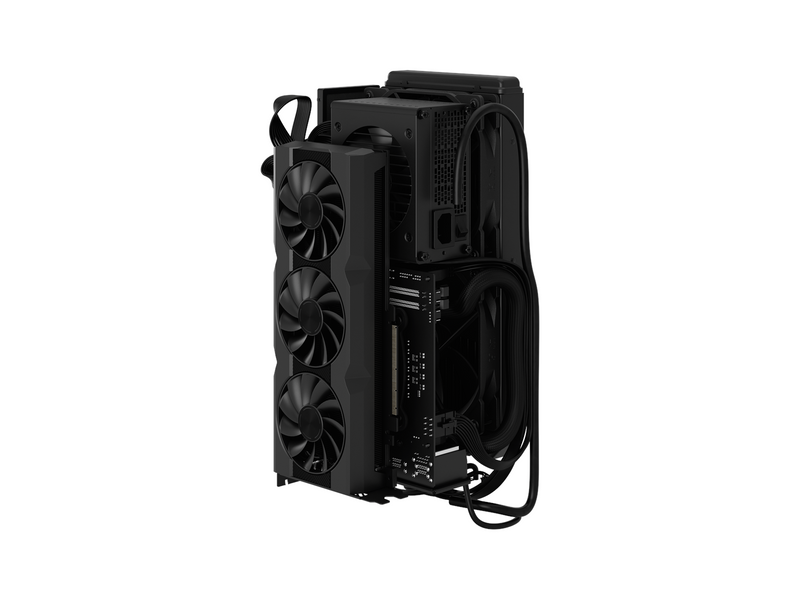 Fractal Design Mood Black - Gehäuse - Minitower - Schwarz