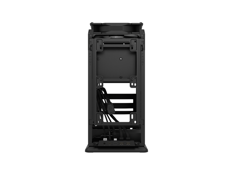 Fractal Design Mood Black - Gehäuse - Minitower - Schwarz