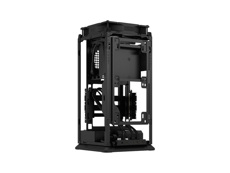 Fractal Design Mood Black - Gehäuse - Minitower - Schwarz