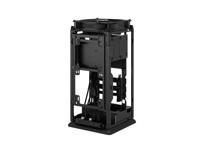 Fractal Design Mood Black - Gehäuse - Minitower - Schwarz