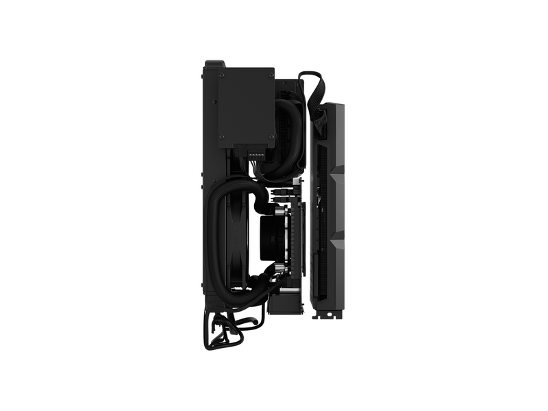 Fractal Design Mood Black - Gehäuse - Minitower - Schwarz
