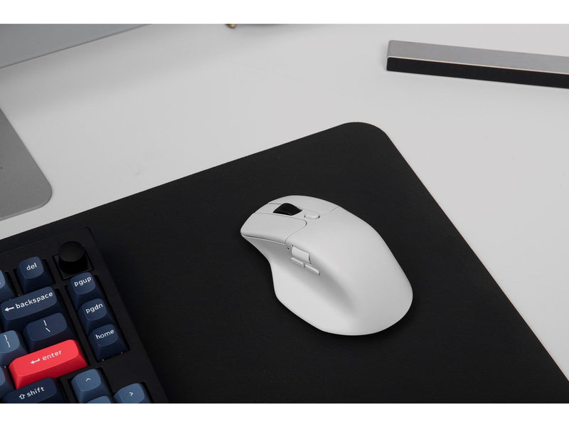 Keychron M6 4K Hz Light 78g Ergonomic - Gaming Maus (Weiß)