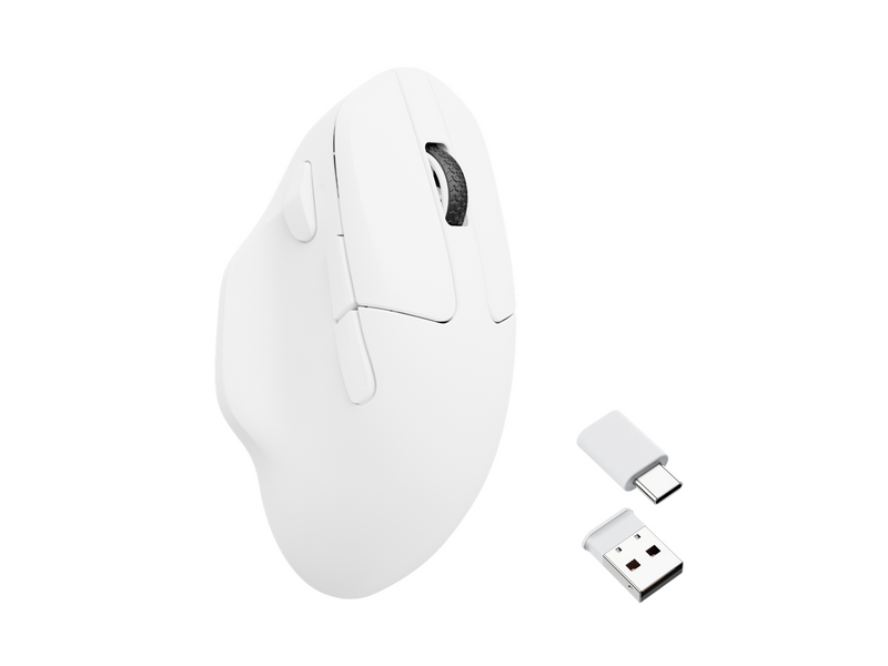 Keychron M7 1K Hz - Gaming Maus (Weiß)