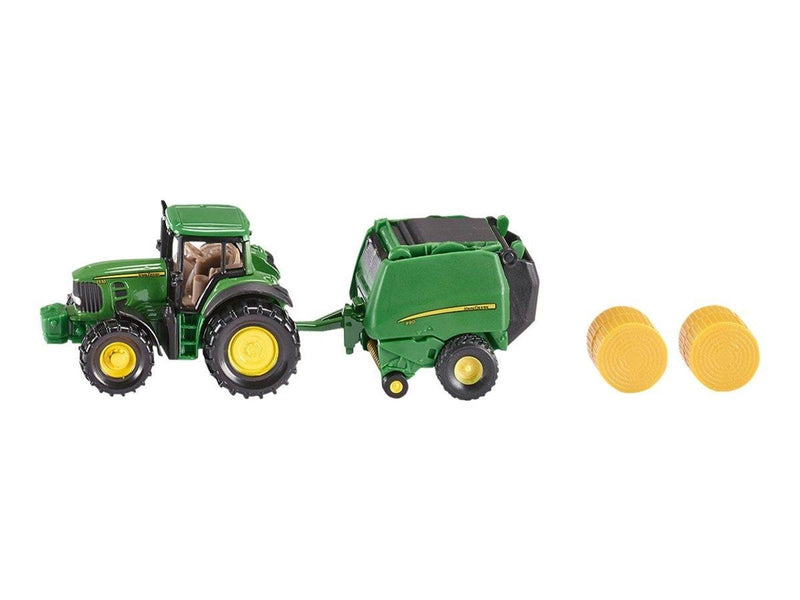 SIKU John Deere Tractor With Round Baler