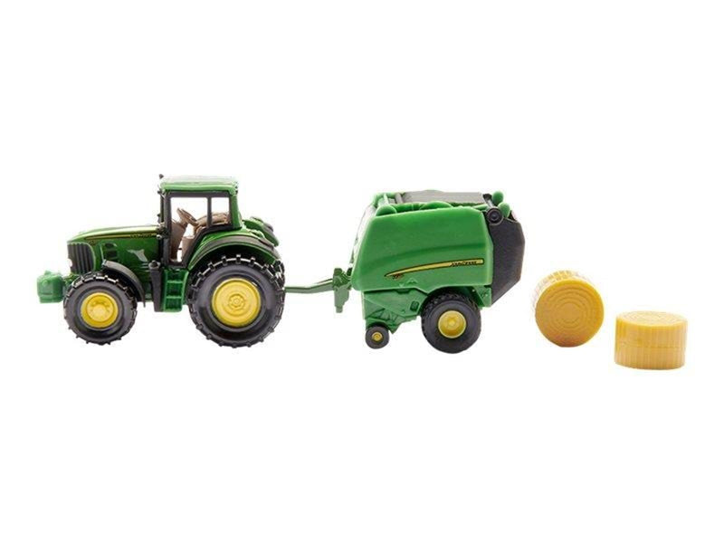 SIKU John Deere Tractor With Round Baler