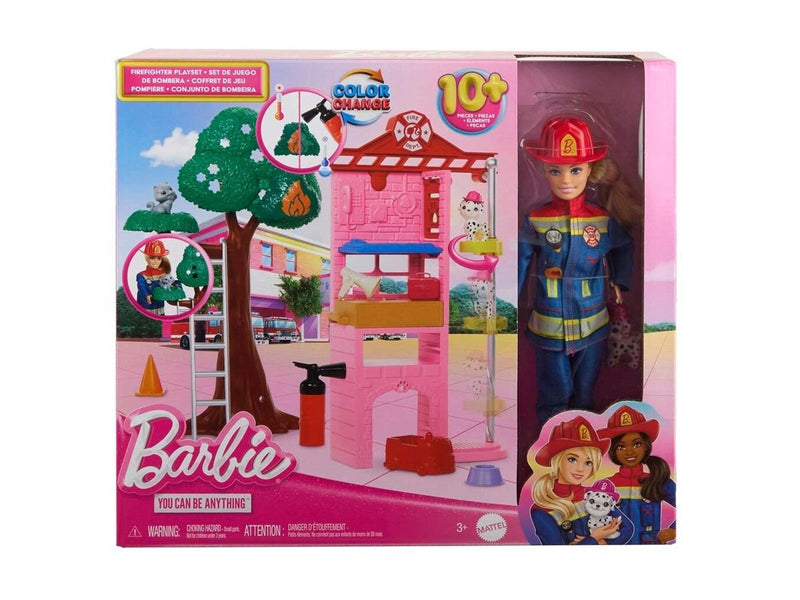 Barbie Career Fire Fighter Playset