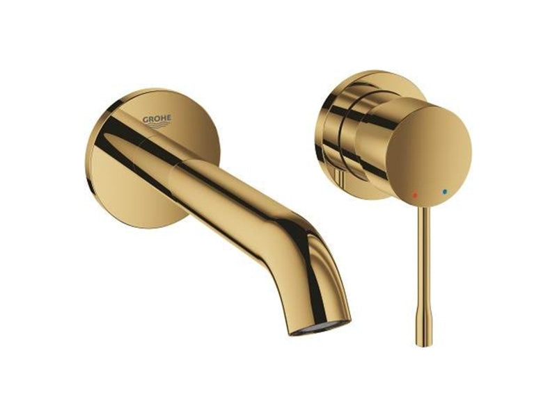 Grohe Essence 2-hole basin mixer M-Size Polished Cool Sunrise