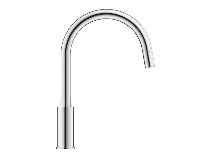 Grohe BauEdge Kitchen faucet with pull-out Chrome