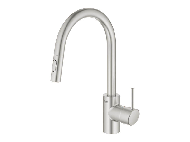Grohe Concetto Kitchen faucet with pull-out Supersteel