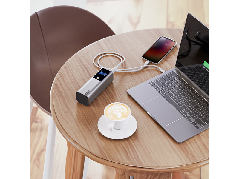 ALOGIC Ark 27000mAh Power Bank with 140W USB-C Charging Powerbank (Akku) - Grau - 27000 mAh