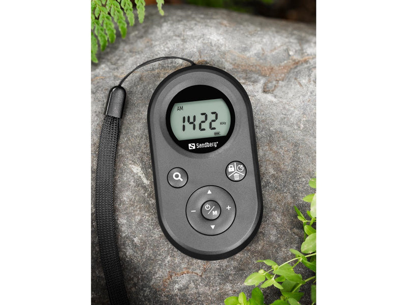 Sandberg Rechargable Pocket Radio - AM/FM - schwarz