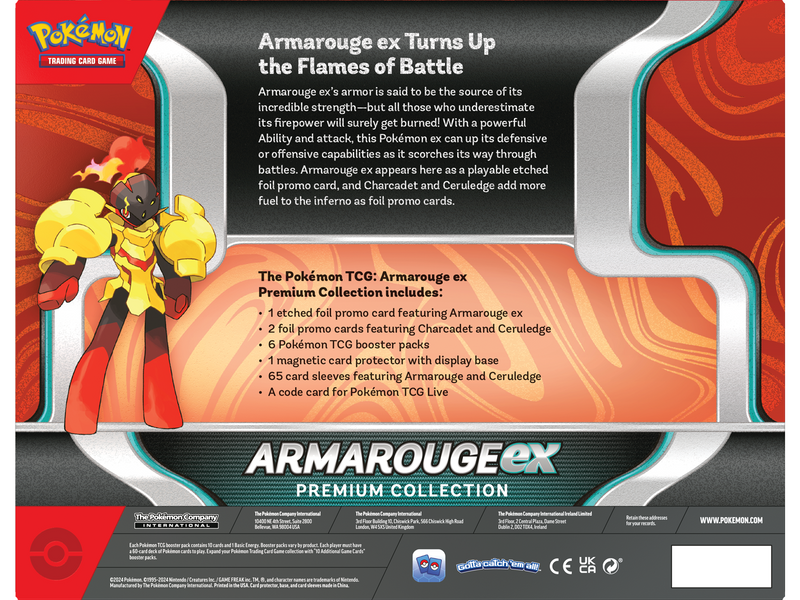 Pokemon TCG Armarouge ex Premium Collection